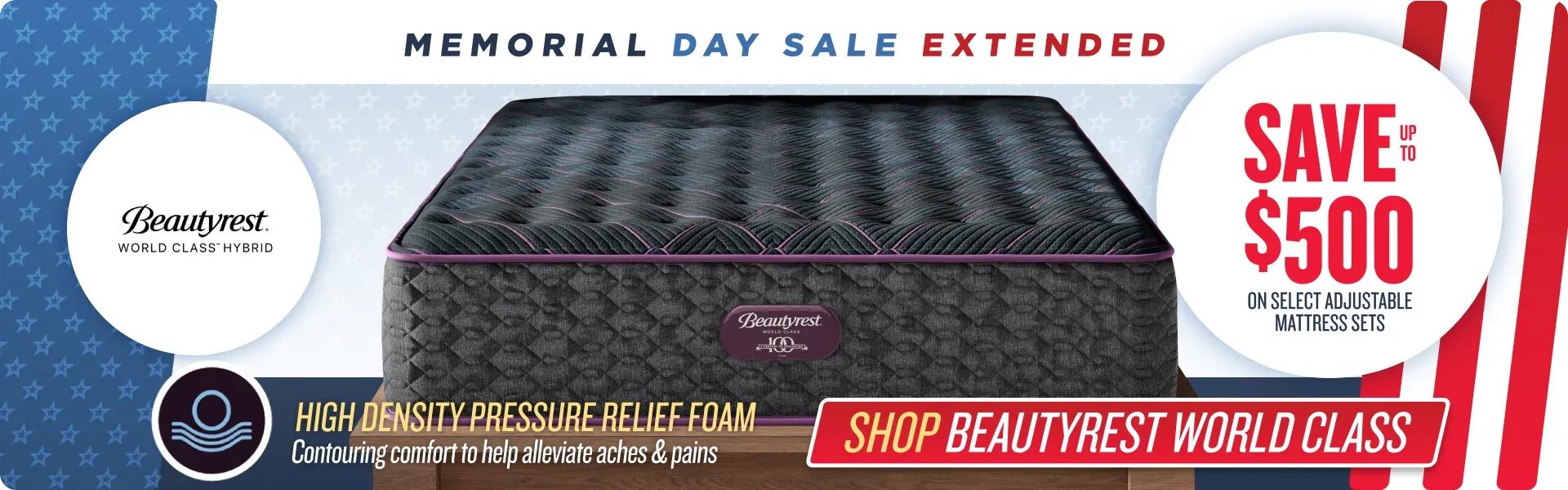 Memorial Day Sale Beautyrest World Class